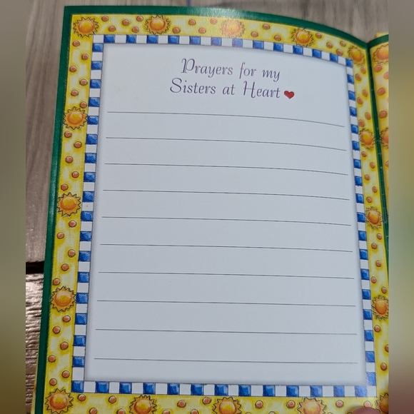 SISTERS AT HEART- Melody Carlson Sweet Stories Affirmations- Journal Book - Picture 11 of 15